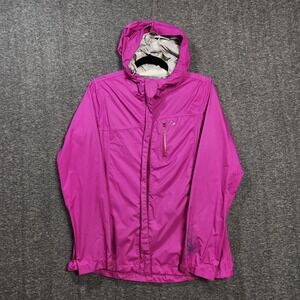 Paradox Women Pink Outdoor Zipper Lightweight Rain Jacket‎ Size Small